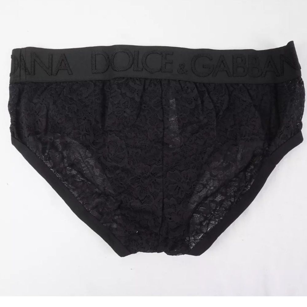 Dolce & Gabbana Men’s Black Lace underwear